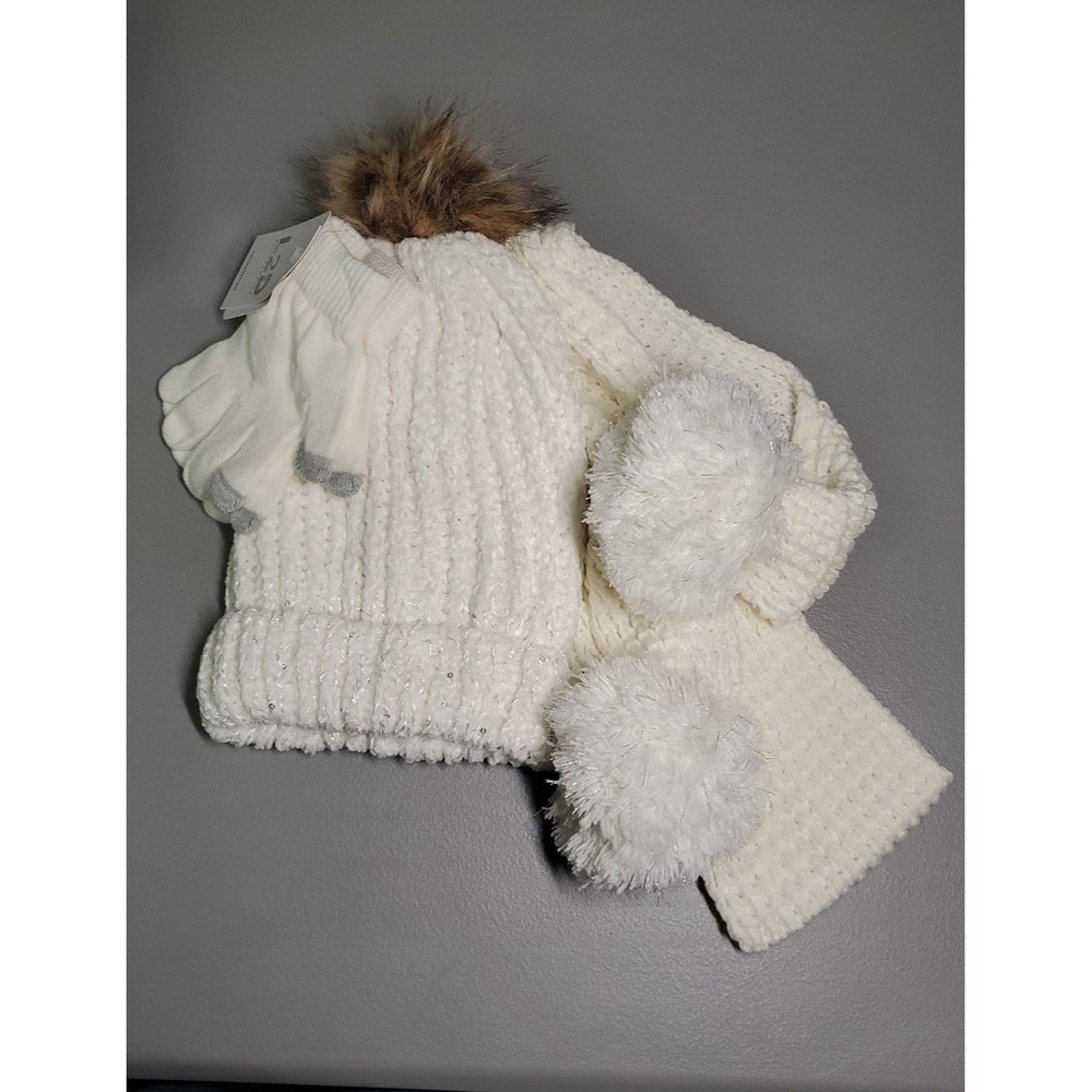 Love2design hat, gloves, scarf set (Macy's)